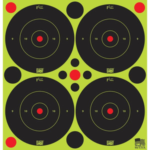 Pro-Shot Products - Pro-shot 3" Green Bullseye 48 Pk - PROSH