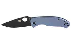 Spyderco - Spyderco Tenacious Ti 3.35" Blue/blk - SPY Spyderco - Spyderco Tenacious Ti 3.35" Blue/blk - SPY