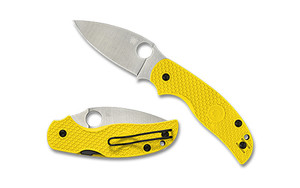 Spyderco - Spyderco Sage 5 Lw Salt 3" Yellow - SPY Spyderco - Spyderco Sage 5 Lw Salt 3" Yellow - SPY