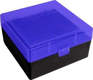 Berrys 87439 Ammo Box Blueblack Polypropylene 100rd