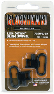 Blackhawk 70sw07bk Lokdown Swivel Set Blued 1 Steel 2 Pc. Blackhawk 70sw07bk Lokdown Swivel Set Blued 1 Steel 2 Pc.
