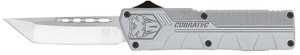 Cobratec Gyctlwtns Lightweight 3.25 Otf Tanto Plain D2 Steel Blade 4.25 Gray Aluminum Alloy Handle