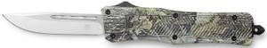 Cobratec Mwdctk1mdns Ctk1 American Flag Medium 3 Otf Drop Point Plain D2 Steel Blade 5 Woodland Camo Aluminum Alloy Handle