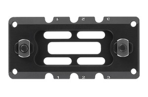 Leapers Tluma01 Arca Rail 3.10 Slot Mlok Matte Black Anodized Aluminum 3.10 Long Mlok Mount