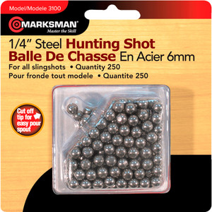Marksman Steel Shot 1/4 in. 250 ct. - 3100