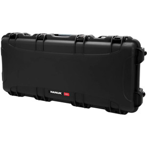 Nanuk Long Gun Hard Case w/Foam Black  36 in. Retractable Wheels and Handle - 985S-011BK-0A0