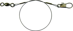 Sea Striker 23012 Heavy-Duty Coated - Wire Leaders Black 30lb Test, 12" - 23012