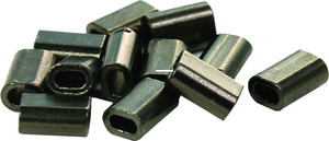 Billfisher MSS.8B-25 Super Single - Sleeves Black 40-50Lb 25Pk - MSS.8B-25