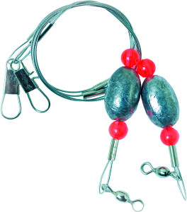 Eagle Claw L832 Lazer Sharp Ready - Rig 18" with 1oz Egg Sinker 2Pk - L832