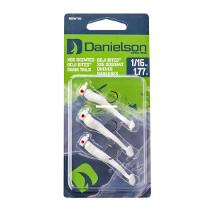 Danielson BBSWT116WHITE Boji Bites - Scented Stretch Swim Tail 1.8 - BBSWT116WHITE Danielson BBSWT116WHITE Boji Bites - Scented Stretch Swim Tail 1.8 - BBSWT116WHITE