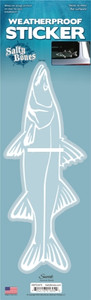 Salty Bones SBPS2476 Decal, Snook - Plotted Style White - SBPS2476 Salty Bones SBPS2476 Decal, Snook - Plotted Style White - SBPS2476