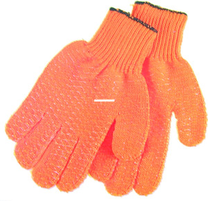 Hi-Seas HG-404-L Sea Grip Non-Slip - Pattern Gloves, Orange, Large, 1 - HG-404-L