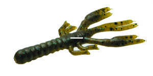 Zoom 014239-SP Lil Critter Craw - 3", 12Pk, Green Pumpkin Blue - 014239-SP Zoom 014239-SP Lil Critter Craw - 3", 12Pk, Green Pumpkin Blue - 014239-SP