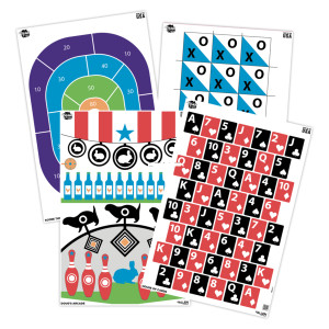 Allen 15642 EZ Aim Fun Paper 12 X - 18 Get The Game On Target - 15642