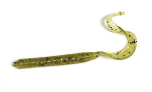 Zoom 010141-SP Curly Tail Finesse - Worm, 4", 20Pk, Watermelon Gold - 010141-SP Zoom 010141-SP Curly Tail Finesse - Worm, 4", 20Pk, Watermelon Gold - 010141-SP