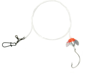 Sea Striker 765-CH Spin-n-Glo Fluke - Rig, 1/0 Nickel Wide Gap Hook, 42" - 765-CH Sea Striker 765-CH Spin-n-Glo Fluke - Rig, 1/0 Nickel Wide Gap Hook, 42" - 765-CH