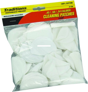 Traditions A1434 EZ Clean 2 - Cleaning Patches .45-.54 Cal/ 100 - A1434