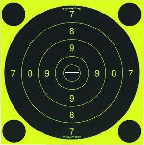 Birchwood Casey BC-34081 Shoot-N-C - 20cm UIT 25/50 Meter Target 6/Pk - BC-34081