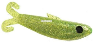 DOA 23318 Shallow Bait Buster, 4" - 5/8 oz, Chartreuse/Silver Glitter - 23318 DOA 23318 Shallow Bait Buster, 4" - 5/8 oz, Chartreuse/Silver Glitter - 23318