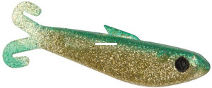 DOA 23342 Shallow Bait Buster, 4" - 5/8 oz, Gold Glitter/Green Back - 23342 DOA 23342 Shallow Bait Buster, 4" - 5/8 oz, Gold Glitter/Green Back - 23342