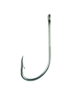 Eagle Claw 084FH-1 Plain Shank - Offset Hook, Size 1, Curved Point - 084FH-1 Eagle Claw 084FH-1 Plain Shank - Offset Hook, Size 1, Curved Point - 084FH-1