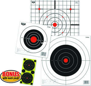 Birchwood Casey BC-37826 Eze-Scorer - Bullseye 8" Paper Target 26/Pk - BC-37826