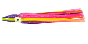 Boone 74274 Squid Skirt 4 1/4" 10 - Pk, Purple Pnk Ylw. Stripes, 4 1/4" - 74274