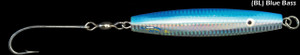 Ahi DJS-3-BL Assault Diamond Jig - Single Hook, 3 oz, Blue Bass - DJS-3-BL Ahi DJS-3-BL Assault Diamond Jig - Single Hook, 3 oz, Blue Bass - DJS-3-BL