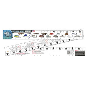 Salty Bones SBFR99NC Folding - Fishing Ruler with North Carolina - SBFR99NC Salty Bones SBFR99NC Folding - Fishing Ruler with North Carolina - SBFR99NC