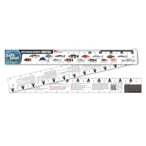 Salty Bones SBFR99SC Folding - Fishing Ruler with South Carolina - SBFR99SC Salty Bones SBFR99SC Folding - Fishing Ruler with South Carolina - SBFR99SC
