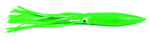 Sea Striker BHS610-GRN Bulbhead - Squid Skirt, 6", Green, 10/Pack - BHS610-GRN