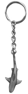 Marine Sports 2210-16 Reef Shark - Pewter Key Chain - 2210-16