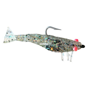 DOA FSH2.75-3P-382 Shrimp Lure - 2.75", 3 Pack - Holographic Glitter - FSH2.75-3P-382 DOA FSH2.75-3P-382 Shrimp Lure - 2.75", 3 Pack - Holographic Glitter - FSH2.75-3P-382