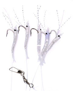 Eagle Claw L948-2 Lazer Sharp Bait - Rig Shrimp Wht Nickel Hook - L948-2 Eagle Claw L948-2 Lazer Sharp Bait - Rig Shrimp Wht Nickel Hook - L948-2