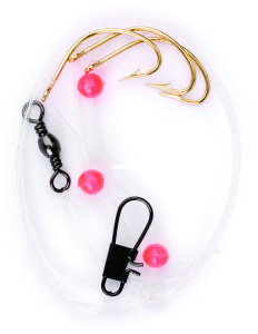 Eagle Claw L968-4 Lazer Sharp - Pompano Rig Triple Gold Kahle Hooks - L968-4