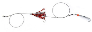 Clarkspoon MDRS-0RBMS Mackerel - Duster Rig - Red/Silver Duster w/#0 - MDRS-0RBMS