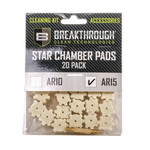 Breakthrough BT-AR15SCP-20PK AR-15 - Star Chamber Pad - 20 Pack with - BT-AR15SCP-20PK Breakthrough BT-AR15SCP-20PK AR-15 - Star Chamber Pad - 20 Pack with - BT-AR15SCP-20PK