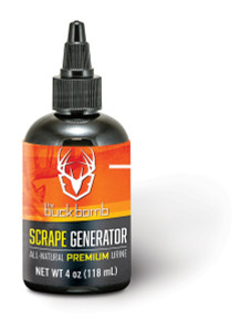 Buck Bomb HS-BB-200055 Scrape - Generator, Liquid, 4oz w/ 4 wicks - HS-BB-200055