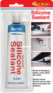 Star Brite 082102P Silicone Sealant - Clear 2.8 oz - 082102P