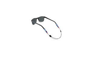 Cablz ZipzMarble Eyewear - Retainer-Red, White & Blue Marble - ZIPZMARBLE