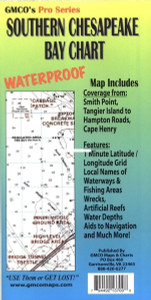 GMCO 13700 Southern Chesapeake Bay - Map GPS/Loran Folded - 13700