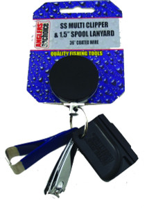 Anglers Choice NLT-001 Lanyard - w/Jig Eye Buster Multi Clipper - NLT-001