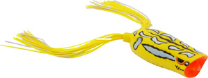 Spro SBEPP60RYLW Dean Rojas - Bronzeye Popper Frog 60, 2-1/2" - SBEPP60RYLW