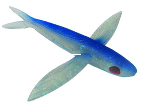 Frenzy BFF-GLU Ballistic Flyer - Unrigged Flying Fish, 8", Glow - BFF-GLU