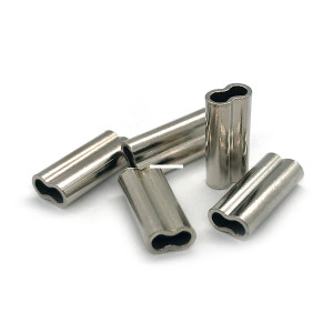 Sea Striker 2.5N-100 Double Sleeves - Nickel up to 600lb mono 100 pack - 2.5N-100
