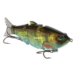 Strike King HCMBMS-920 MachShad - Jointed Swimbait / Ghost Perch - HCMBMS-920