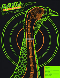Primos 06042 Visi Shot Turkey - Targets with X-Ray, 10 Pack - 6042