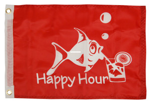 Taylor Made 5418 12X18 Happy Hour - Flag - 5418