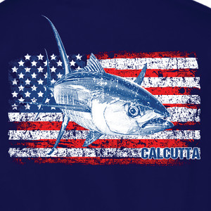 Calcutta FT-NVY-2XL Flag Tuna - T-Shirt Pocket Navy 2XL - FT-NVY-2XL Calcutta FT-NVY-2XL Flag Tuna - T-Shirt Pocket Navy 2XL - FT-NVY-2XL