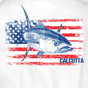 Calcutta FT-WHT-2XL Flag Tuna - T-Shirt Pocket White 2XL - FT-WHT-2XL Calcutta FT-WHT-2XL Flag Tuna - T-Shirt Pocket White 2XL - FT-WHT-2XL